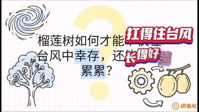 第四节：中国榴莲突围战：为生存重塑权型，抗台风矮化栽培与力学牵引，课程：《国产榴莲突围战：从泰国经验到中国实操的8堂必修课（高阶实战版）》