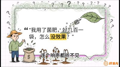 第4节（活化篇）： 土壤里的&ldquo;雇佣兵&rdquo;&mdash;&mdash;如何用菌剂以小博大，解决死棵难题，课程：《揭秘土壤的秘密：让土地帮你赚钱》#识农AI
