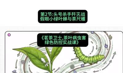 第02节：头号杀手歼灭战&mdash;&mdash;假眼小绿叶蝉与茶尺蠖，课程：《茗茶卫士&mdash;&mdash;茶叶病虫害绿色防控实战课》#识农AI