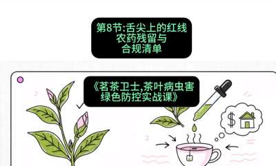第08节：舌尖上的红线&mdash;&mdash;农药残留与合规清单，课程：《茗茶卫士&mdash;&mdash;茶叶病虫害绿色防控实战课》#识农AI